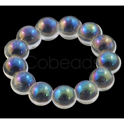 Opaque Acrylic Beads PCA184Y-1