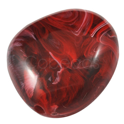 Acrylic Beads PGB045Y-1-1