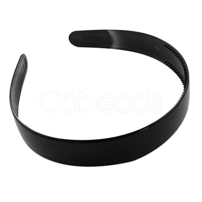 Plain Plastic Hair Band Findings PJH097Y-10-1