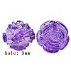 Transparent Acrylic Beads PL305Y-6-1