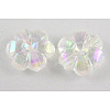 Transparent Acrylic Beads PL538-22-1