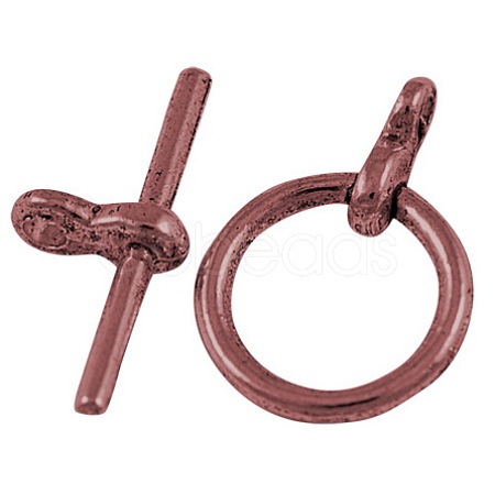 Tibetan Style Toggle Clasps RAB2035Y-NF-1