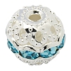 Brass Rhinestone Beads RB-A011-10mm-03S-1