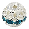 Brass Rhinestone Beads RB-A011-10mm-06S-1