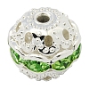 Brass Rhinestone Beads RB-A011-10mm-07S-1