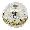 Brass Rhinestone Beads RB-A011-10mm-13S-1