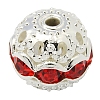 Brass Rhinestone Beads RB-A011-10mm-20S-1