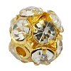 Brass Rhinestone Beads RB-H034-10-1