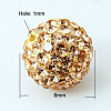 Pave Disco Ball Beads RB-Q195-8mm-362-1