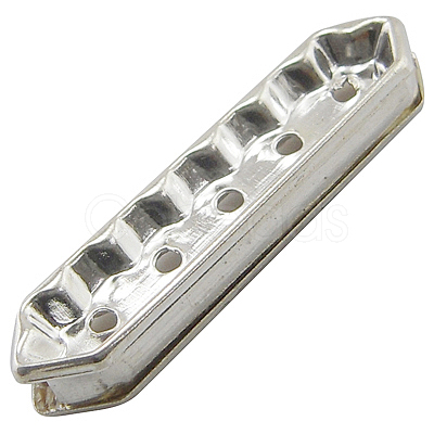 Brass Rhinestone Bridge Spacers RB-35X9-S-1
