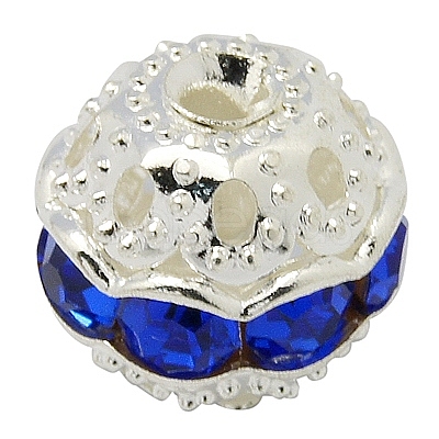 Brass Rhinestone Beads RB-A011-10mm-05S-1