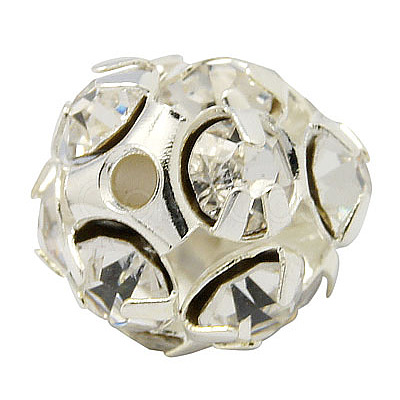 Brass Rhinestone Beads RB-H034-7-1-1