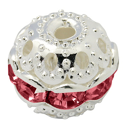 Brass Rhinestone Beads RB-A011-10mm-27S-1