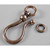 Tibetan Style S Hook Clasps RLF5091Y-NF-1