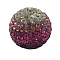 Austrian Crystal Beads, Pave Ball Beads, with Polymer Clay inside, Round, about 10mm in diameter, hole: 1mm