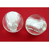 Handmade Silver Foil Glass Beads SLR10MM09Y-1