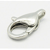 Tarnish Resistant 304 Stainless Steel Lobster Claw Clasps STAS-Q048-3-2