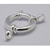 925 Sterling Silver Large Spring Rings Clasps STER-A007-13B-2