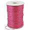 Waxed Polyester Cord, Bead Cord, Camellia, 0.5mm, about 169.51~174.98 Yards(155~160m)/Roll