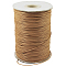 Waxed Polyester Cord, Bead Cord, Peru, 0.5mm, about 169.51~174.98 Yards(155~160m)/Roll