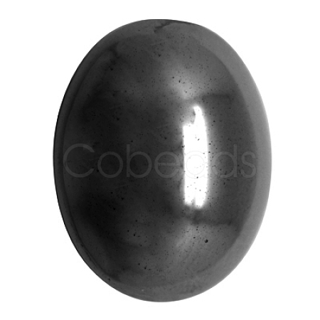 Non-Magnetic Synthetic Hematite Cabochons Z28WE025-1