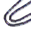 Electroplate Glass Beads Strands EGLA-K014-B-FP09-3