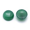 Natural Dyed & Heated Green Onyx Agate Cabochons X-G-P393-R43-10mm-2