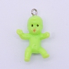 Opaque Plastic Pendants KY-WH0024-12H-1