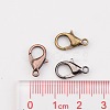 1 Box 120PCS 6 Colors Zinc Alloy Lobster Claw Clasps PALLOY-X0011-NF-B-3