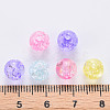 Transparent Crackle Acrylic Beads X-MACR-S370-G8mm-4