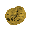 Tibetan Style Alloy Twist Beads TIBEB-5267-AG-NR-2