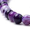 Natural Striped Agate/Banded Agate Beads Strands G-S259-04F-12mm-3