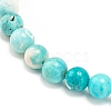 Natural Howlite Round Beaded Stretch Bracelet BJEW-JB08290-02-5