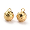 Ion Plating(IP) 304 Stainless Steel Charms STAS-O147-03C-G-2