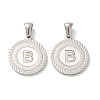 304 Stainless Steel Pendants STAS-I204-B-P-1