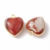 Natural Red Jasper Pendants G-C005-01G-18-2