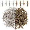 100Pcs 2 Colors Tibetan Style Alloy Pendants FIND-AR0004-46-1