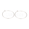 316L Surgical Stainless Steel Hoop Earring Findings STAS-G229-07P-05-1