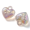 Luminous UV Plating Transparent Acrylic Pendants OACR-P010-10A-2