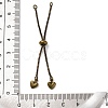 Brass Box Chain Bracelet Makings KK-C071-14AB-3
