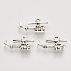 Tibetan Style Alloy Pendants TIBEP-T009-27AS-RS-1