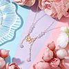 Brass and 304 Stainless Steel Necklaces NJEW-JN04877-2
