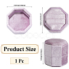 Velvet Cover Plastic Couple Ring Box VBOX-WH20003-001J-2