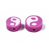 Handmade Polymer Clay Beads CLAY-T016-65J-3
