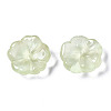 Transparent Spray Painted Imitation Jade Glass Beads GLAA-Q089-003-E002-3