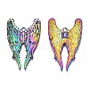 Rack Plating Rainbow Color Alloy Big Pendants PALLOY-N163-131A-3