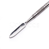 Stainless Steel Color Palette and Double Head Spoon Palette Spatulas Stick Rod MRMJ-WH0062-41P-3