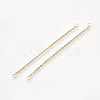 Brass Chain Links Connectors KK-T044-03A-G-1