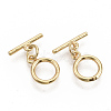Brass Toggle Clasps X-KK-T051-25G-NF-1