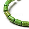 Synthetic Turquoise Beads Strands X-TURQ-G120-4x6mm-08-4